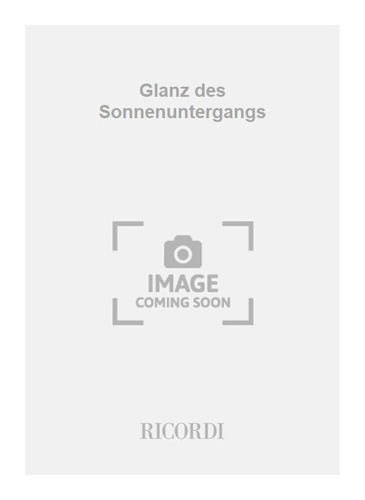 Glanz des Sonnenuntergangs
